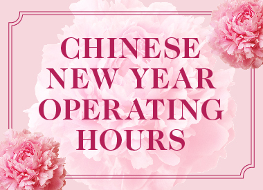 Chinese New Year 2021<br>Store Operating Hours