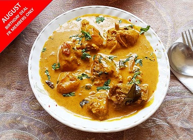 Enjoy Free Curry Chicken on Your Birthday Month!