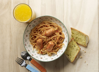 Receive a complimentary Kids Meal with every purchase of selected Classics Pasta set meal