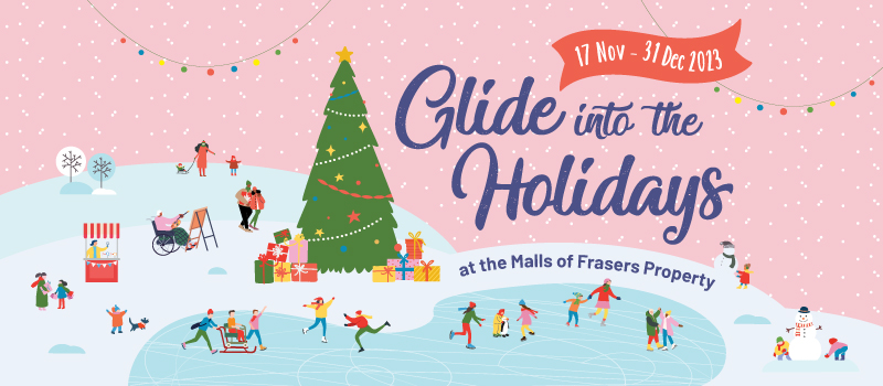 Experience Winter Wonderland across the malls of Frasers Property Singapore!